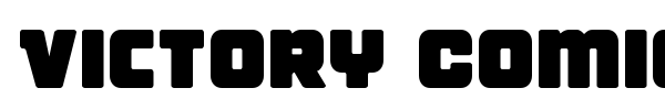 Victory Comics font preview