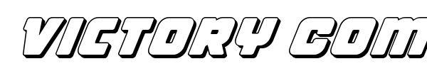 Victory Comics font preview