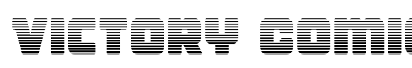 Victory Comics font preview
