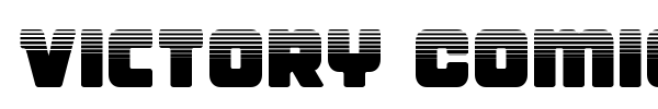 Victory Comics font preview