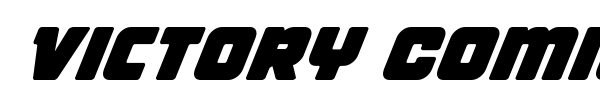 Victory Comics font preview