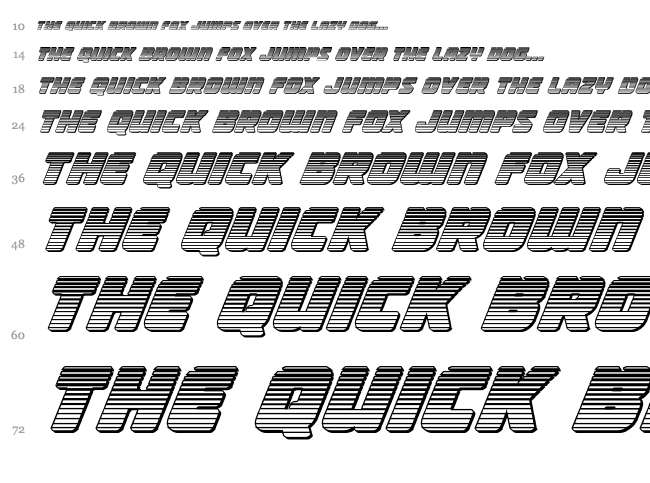 Victory Comics font waterfall