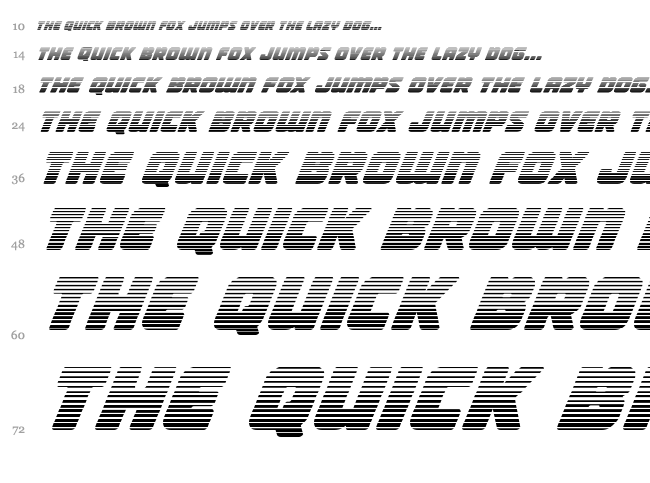 Victory Comics font waterfall