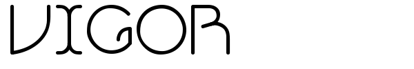 Vigor font