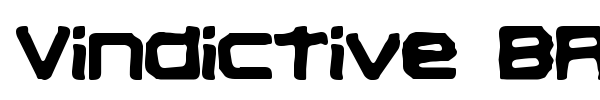 Vindictive BRK font