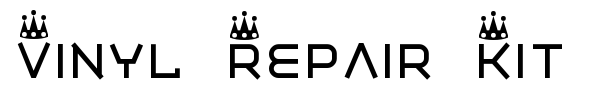 Vinyl Repair Kit font
