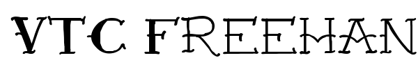 VTC Freehand Tattoo One font