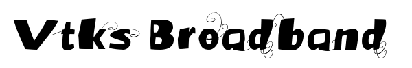 Vtks Broadband font