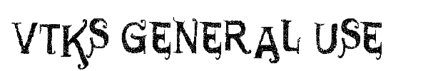 VTKS General Use font