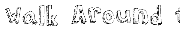 Walk Around the Block font