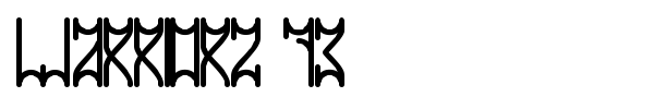 Warriorz 73 font