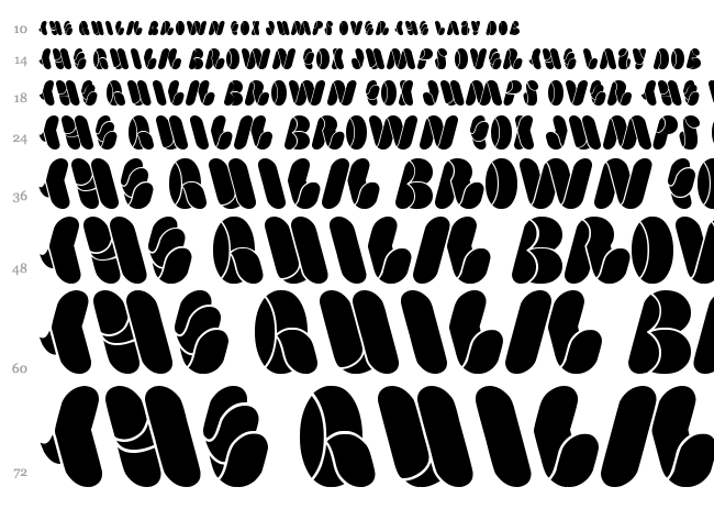 Weknow font waterfall