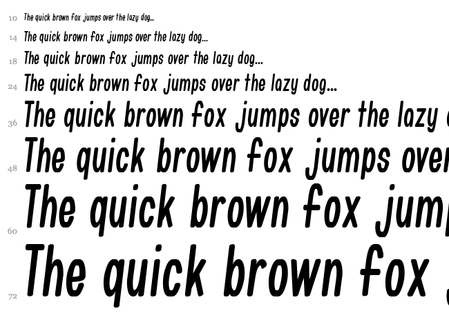 What's Love? Konnamozi font waterfall