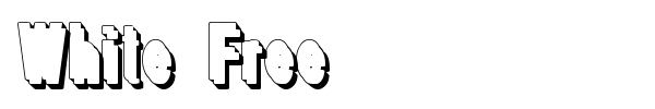 White Free font