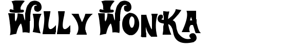 Willy Wonka font