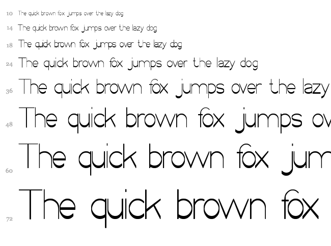 Winner font waterfall