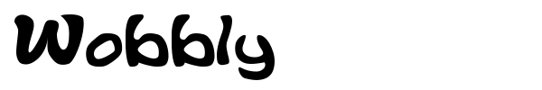 Wobbly font