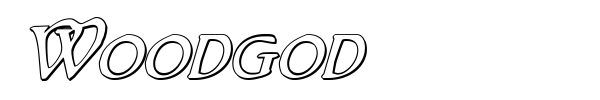 Woodgod font preview