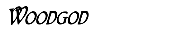 Woodgod font preview