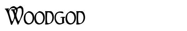 Woodgod font preview
