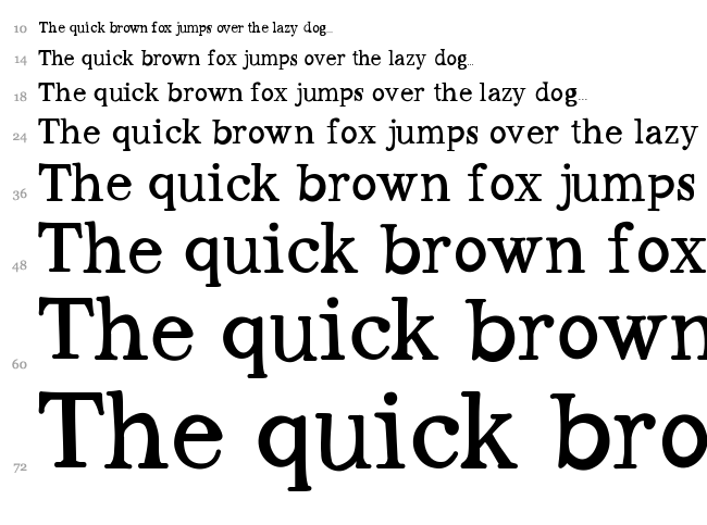 Workaholic font waterfall