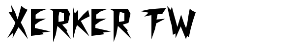 Xerker FW font