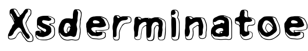 Xsderminatoer font