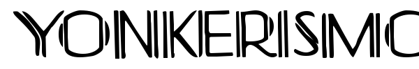 Yonkerismo font