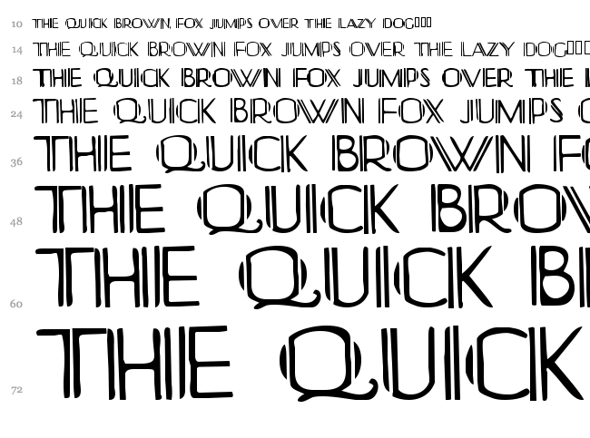 Yonkerismo font waterfall