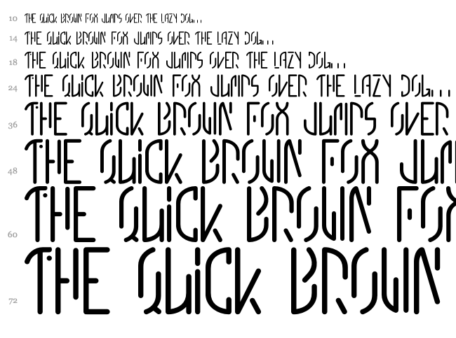 You font waterfall