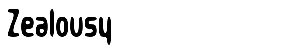 Zealousy font