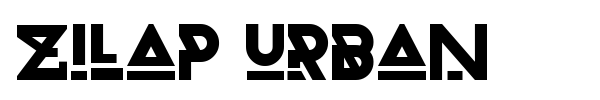 Zilap Urban font