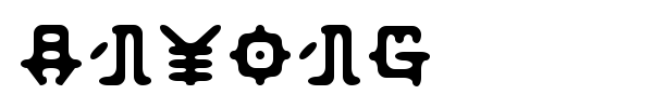 Anyong font