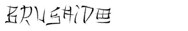 Brushido font