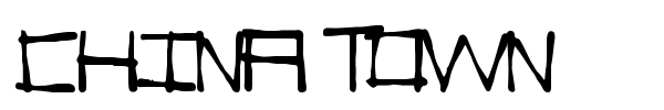 China Town font