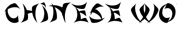 Chinese Wok Food St font
