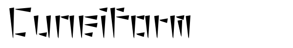 Cuneiform font