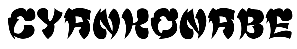 Cyankonabe G font