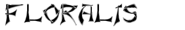 Floralis font