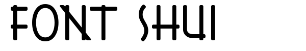 Font Shui font