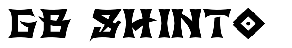 GB Shinto font