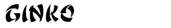 Ginko font