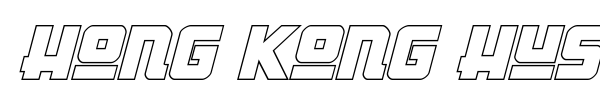 Hong Kong Hustle font