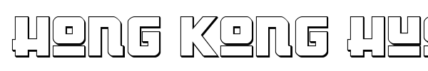 Hong Kong Hustle font preview