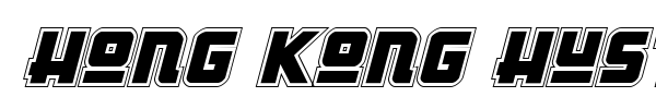 Hong Kong Hustle font preview