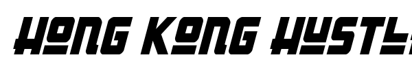 Hong Kong Hustle font preview