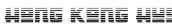 Hong Kong Hustle font preview
