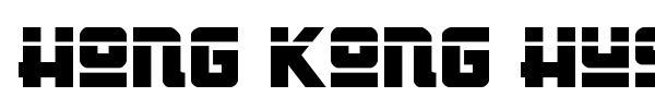 Hong Kong Hustle font preview