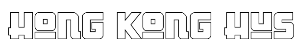 Hong Kong Hustle font preview