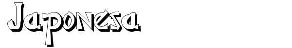 Japonesa font